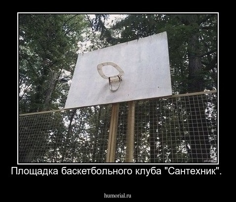 Площадка баскетбольного клуба "Сантехник".