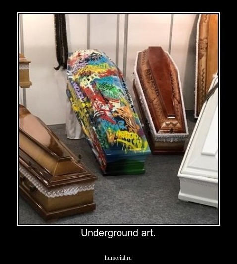 Underground art.
