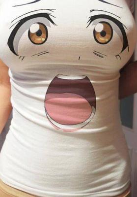 Если б моя девушка такую футболку одела, то увеличился бы только рот