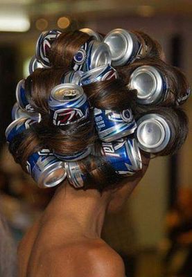 Только баночное пиво придаст вашей причёске реальный объём!