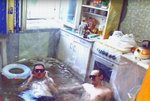 на хрущевской кухне
под лампой ильича
плавали смешные
два пьяных москвича!