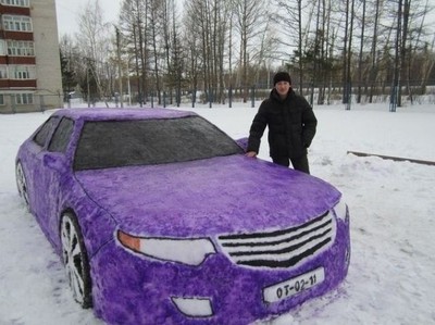 автомобиль для снежного человека