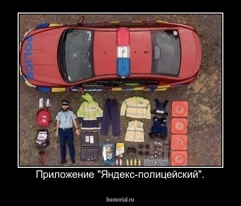 Приложение "Яндекс-полицейский".