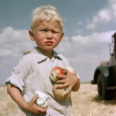 Ходил в колхозный сад - теперь у меня яблоки в руках и соль в заднице.