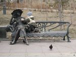 Памятник Алле Пугачевой и ее последний жених