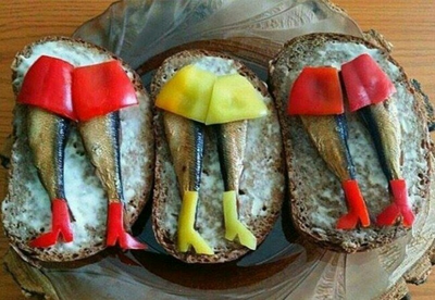 бутерброд с простиШПРОТками.