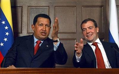 ВИРА! м.а.й.н.а... Голосовали Чавес и Медведев на конкурсе красоты.