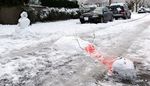 Социальная реклама: Соблюдайте правила дорожного движения! Берегите снеговиков!