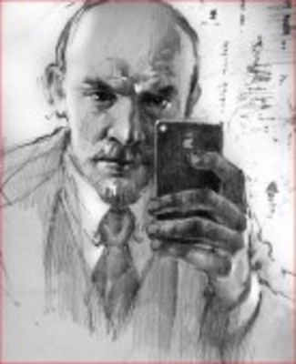 На самом деле у Ленина был iPhone, но пролетрии бы не поняли